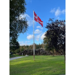 Glasfiberflagstang til sttte 8 meter